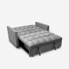 Canapé 2 places convertible assise rembourrée clic-clac gris Kilios Choix