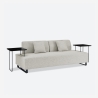 Canapé 3 places modulable avec coussins tables basses modulaires Salus Catalogue