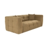 Canapé 2 places moderne en bouclé kaki 192 cm Cady 2 Vente