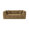 Canapé 2 places moderne en bouclé kaki 192 cm Cady 2 Offre