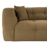 Canapé 2 places moderne en bouclé kaki 192 cm Cady 2 Catalogue