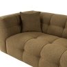 Canapé 2 places moderne en bouclé kaki 192 cm Cady 2 Choix