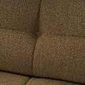 Canapé 2 places moderne en bouclé kaki 192 cm Cady 2 Dimensions
