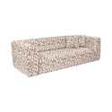 Canapé moderne 3 places en tissu imprimé avec coussins 235cm Cady 3 Vente