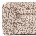 Canapé moderne 3 places en tissu imprimé avec coussins 235cm Cady 3 Choix