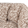 Canapé moderne 3 places en tissu imprimé avec coussins 235cm Cady 3 Modèle