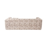 Canapé moderne 3 places en tissu imprimé avec coussins 235cm Cady 3 Remises