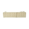Canapé d'angle modulable 4 places en velours côtelé Cady Velvet côté gauche Remises