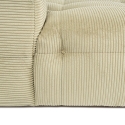 Canapé d'angle modulaire 4 places en velours côtelé Cady Velvet Left Choix
