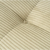 Canapé d'angle modulable 4 places en velours côtelé Cady Velvet côté gauche Caractéristiques