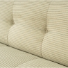 Canapé d'angle modulaire 4 places en velours côtelé Cady Velvet Left Prix