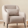 Fauteuil de salon moderne en tissu avec coussin Venus Catalogue