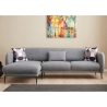 Canapé-lit d'angle 3 places avec méridienne en tissu Venus 3L Remises