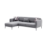 Canapé-lit d'angle 3 places avec méridienne en tissu Venus 3L Vente