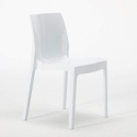 Table Carrée Blanche 70x70cm Avec 2 Chaises Colorées Grand Soleil Set Intérieur Bar Café Ice Cocktail 