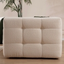 Canapé moderne 3 places en bouclè avec coussins 235 cm Cady Remises