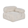 Module d'angle droit pour canapé modulable en bouclé Bubble 1RB Vente
