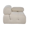 Module d'angle droit pour canapé modulable en bouclé Bubble 1RB Remises