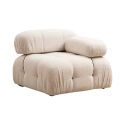 Module d'angle droit pour canapé modulable en tissu Bubble 1R Offre