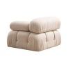 Module d'angle droit pour canapé modulable en tissu Bubble 1R Remises