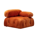 Module d'angle droit pour canapé modulable en velours Bubble 1RV Offre