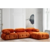 Module d'angle droit pour canapé modulable en velours Bubble 1RV Vente