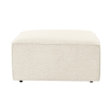 Pouf repose-pieds carré moderne en lin 85x85 cm Fora P Offre