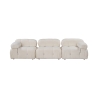 Canapé modulaire 4 places en bouclè blanc Bubble 3SB Vente