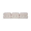 Canapé modulaire 4 places en bouclè blanc Bubble 3SB Catalogue
