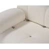 Canapé modulaire 4 places en bouclè blanc Bubble 3SB Dimensions