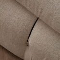 Canapé modulaire 4 places avec repose-pieds en tissu Bubble 3SP Choix