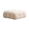 Canapé modulaire 4 places avec repose-pieds en tissu Bubble 3SP Prix
