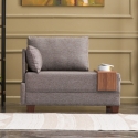 Chaise longue moderne avec plateau intégré Fly Left Vente