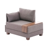 Chaise longue moderne avec plateau intégré Fly Left Choix