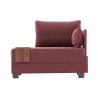 Chaise longue en tissu avec plateau intégré Fly Right 