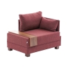 Chaise longue en tissu avec plateau intégré Fly Right 