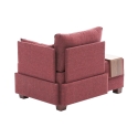 Chaise longue en tissu avec plateau intégré Fly Right 