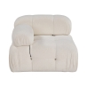 Module d'angle gauche pour canapé modulable en bouclé Bubble 1LB Vente