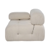 Module d'angle gauche pour canapé modulable en bouclé Bubble 1LB Offre