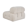 Module d'angle gauche pour canapé modulable en bouclé Bubble 1LB Choix