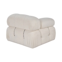 Module d'angle gauche pour canapé modulable en bouclé Bubble 1LB Modèle