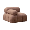 Module d'angle gauche pour canapé modulable en tissu Bubble 1L Remises