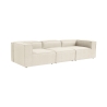 Canapé modulable 4 places moderne en lin Fora 4 Vente
