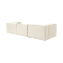 Canapé modulaire moderne 4 places en lin Fora 4 Choix