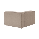 Module d'angle gauche pour canapé modulable en lin Fora 1L Choix