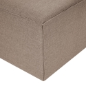 Module d'angle gauche pour canapé modulable en lin Fora 1L Dimensions