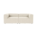 Canapé modulable 2 places moderne en lin Fora 2 Remises