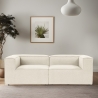 Canapé 2 places modulaire moderne en lin Fora 2 Offre