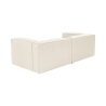 Canapé 2 places modulaire moderne en lin Fora 2 Catalogue