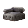 Module d'angle gauche pour canapé modulable en velours Bubble 1LV Offre